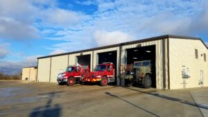 Falls City station with apparatus